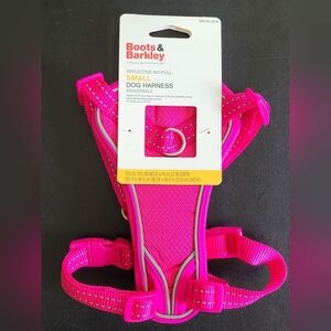 Boots & Barkley Reflective No Pull Small Dog Adjustable Harness Pink 25 Lbs New